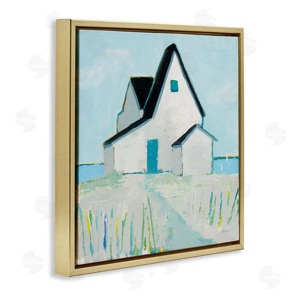 Stupell Industries Phyllis Adams | Cape House Coastal Scene