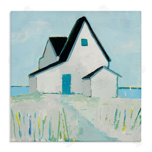 stupell industries Phyllis Adams | Cape House Coastal Scene