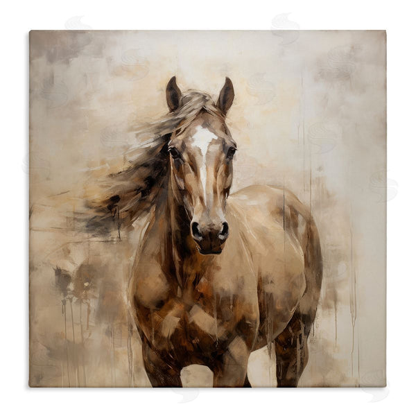 stupell industries PI Creative Art | Horse with Modern Drip Wall Art