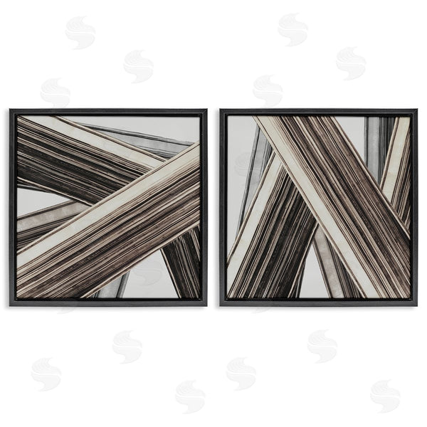 Stupell Industries PI Studio | Industrial Linear Crisscross Wall Art