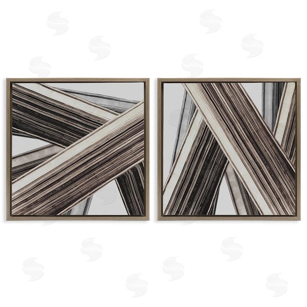 Stupell Industries PI Studio | Industrial Linear Crisscross Wall Art