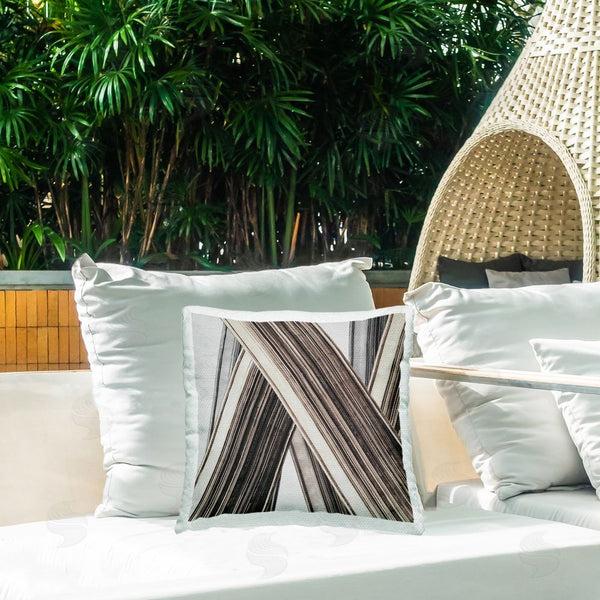 Stupell Industries PI Studio | Intersecting Lines Abstract Printed Throw Pillow