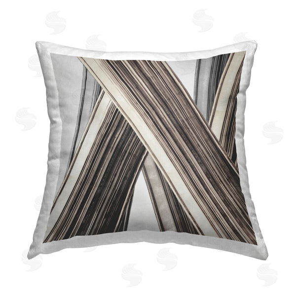 stupell industries PI Studio | Intersecting Lines Abstract Printed Throw Pillow