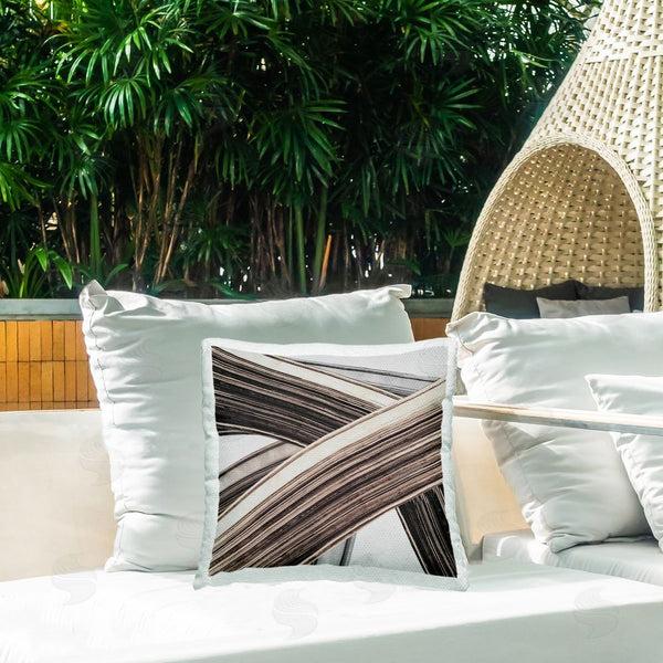 Stupell Industries PI Studio | Woven Lines Composition Printed Throw Pillow