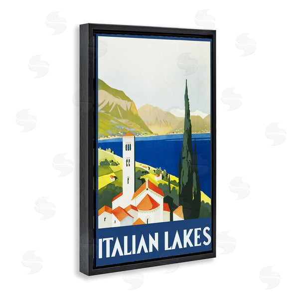 Stupell Industries PIDDIX | Italian Lakes Retro Scenery