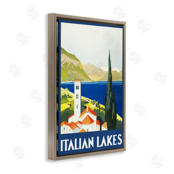 Stupell Industries PIDDIX | Italian Lakes Retro Scenery