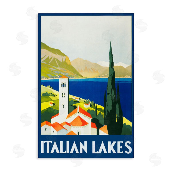 stupell industries PIDDIX | Italian Lakes Retro Scenery