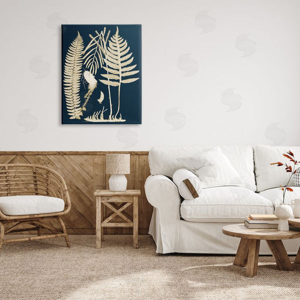 Stupell Industries Piddix | Layered Ferns Botanical Roots Contemporary Abstract Design Wall Art