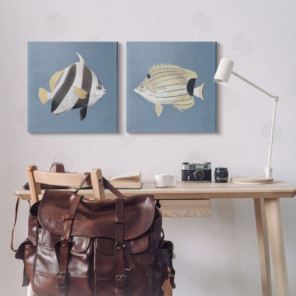 Stupell Industries Piddix | Marine Fish Underwater Sea Life Wall Art