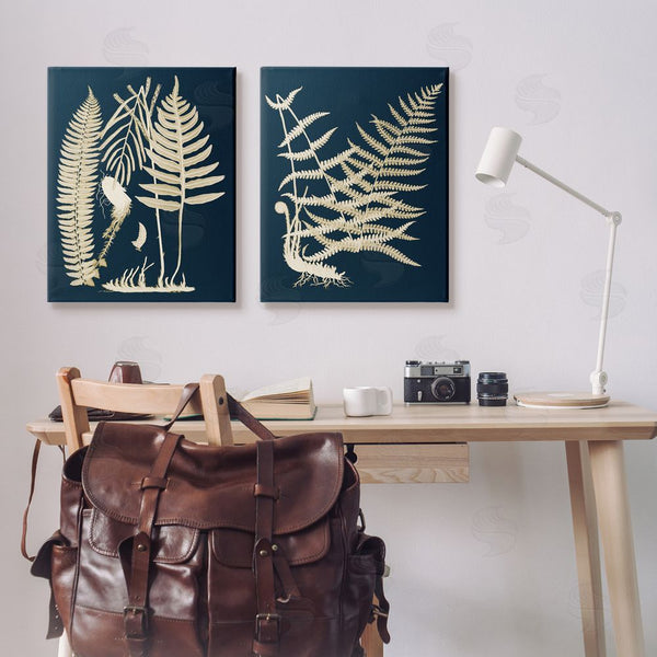 Stupell Industries Piddix | Modern Layered Vegetation Natural Leaves Wall Art
