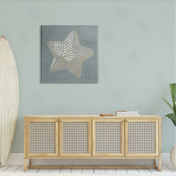 Stupell Industries Piddix | Patterned Starfish Aquatic Sea Life Wall Art