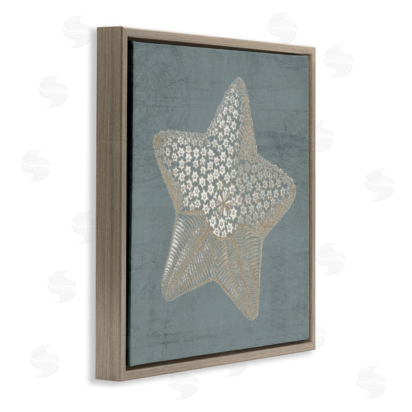 Stupell Industries Piddix | Patterned Starfish Aquatic Sea Life Wall Art
