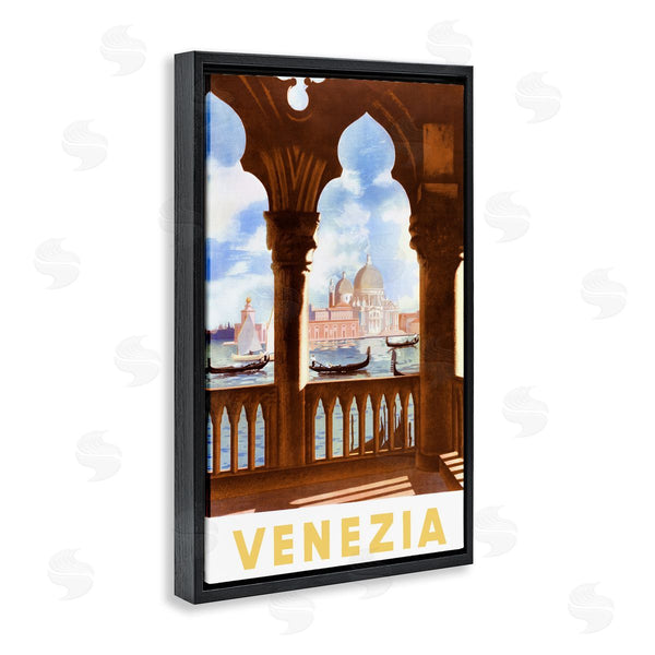 Stupell Industries PIDDIX | Venezia Architecture With Boats View