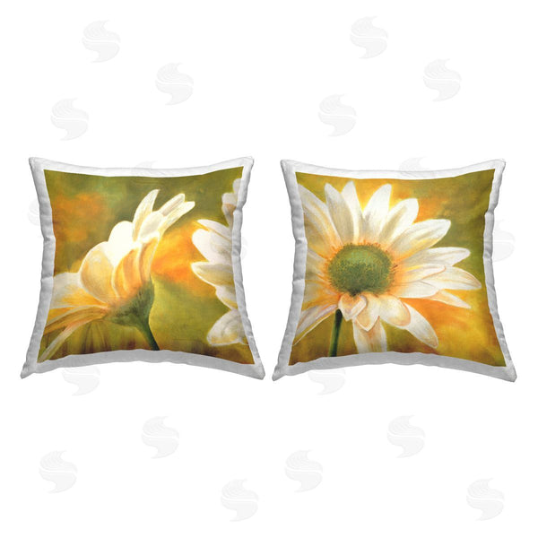 stupell industries Pierre Viollet | Summer Daisies Sunlit Petals Printed Throw Pillow Set