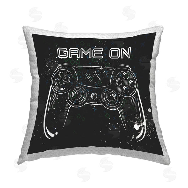Stupell Industries Pineapple Licensing | Game On Controller Printed Throw Pillow