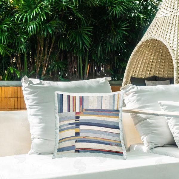 Stupell Industries Pippin Schupbach | Abstract Intersecting Lines Printed Throw Pillow