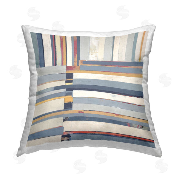 stupell industries Pippin Schupbach | Abstract Intersecting Lines Printed Throw Pillow