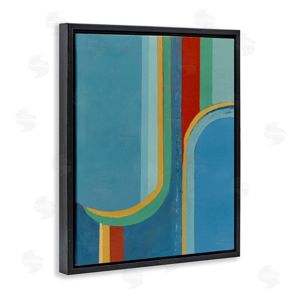 Stupell Industries Pippin Schupbach | Blue And Red Arches