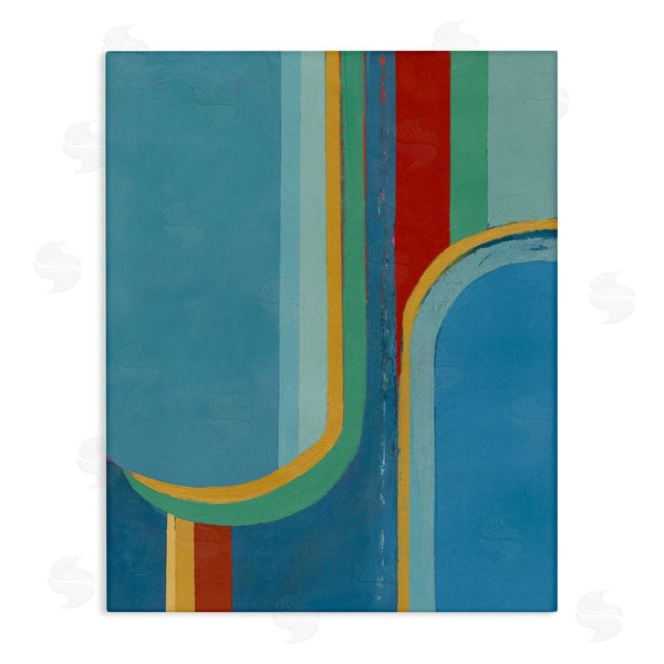 stupell industries Pippin Schupbach | Blue and Red Arches
