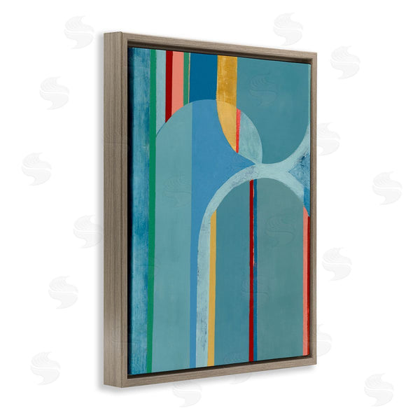Stupell Industries Pippin Schupbach | Funky Blue Arches
