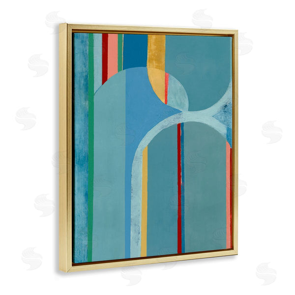 Stupell Industries Pippin Schupbach | Funky Blue Arches