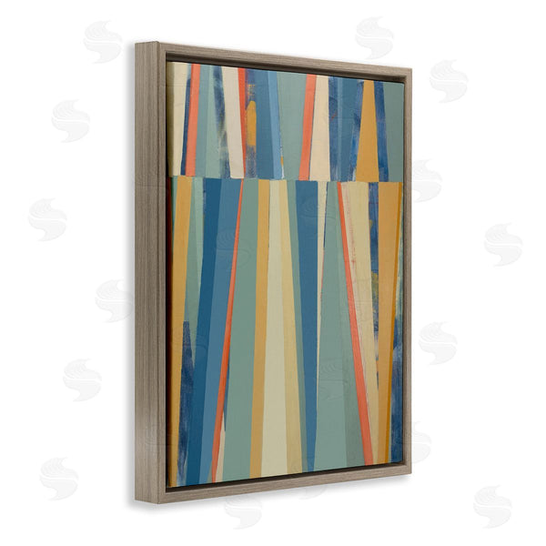 Stupell Industries Pippin Schupbach | Soft Blue Pointed Shapes