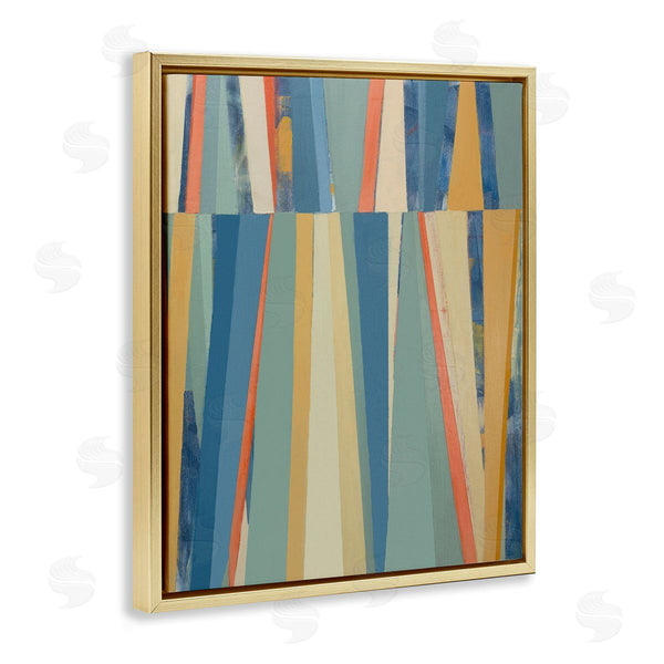 Stupell Industries Pippin Schupbach | Soft Blue Pointed Shapes
