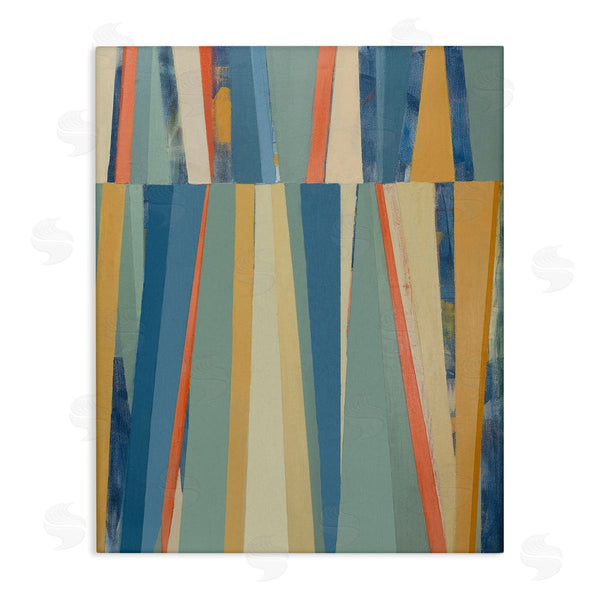 stupell industries Pippin Schupbach | Soft Blue Pointed Shapes