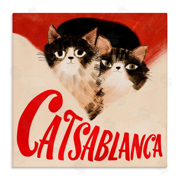 stupell industries Planet Cat by Angie Rozelaar | Catsablanca Funny Retro Film