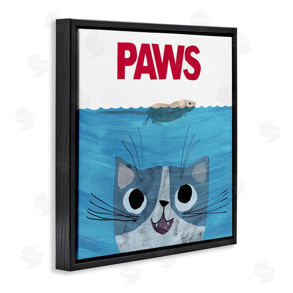 Stupell Industries Planet Cat By Angie Rozelaar | Paws Cat Movie Parody