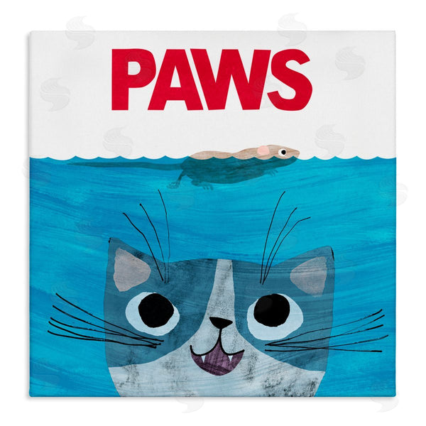 stupell industries Planet Cat by Angie Rozelaar | Paws Cat Movie Parody