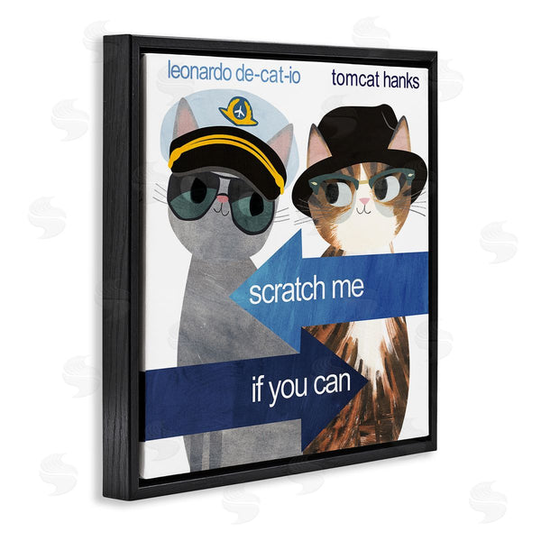 Stupell Industries Planet Cat By Angie Rozelaar | Scratch Me If You Can