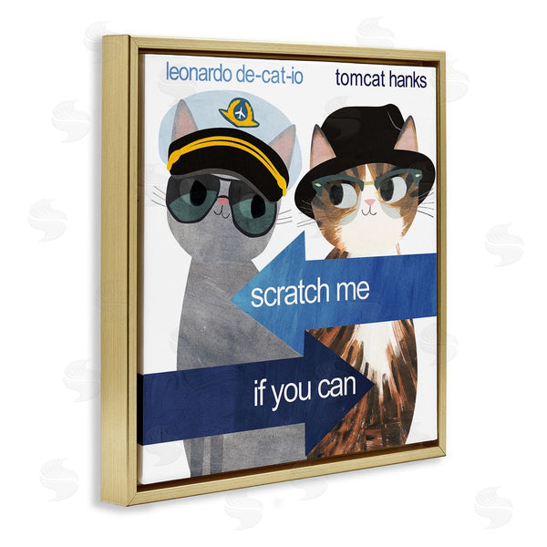 Stupell Industries Planet Cat By Angie Rozelaar | Scratch Me If You Can