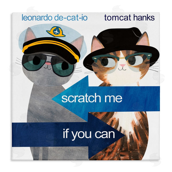 stupell industries Planet Cat by Angie Rozelaar | Scratch Me If You Can