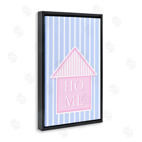Stupell Industries Pooja Dave | Home Lettering Over Stripes