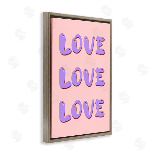 Stupell Industries Pooja Dave | Love Bubble Lettering