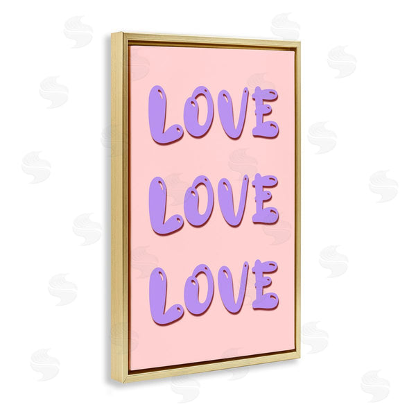 Stupell Industries Pooja Dave | Love Bubble Lettering