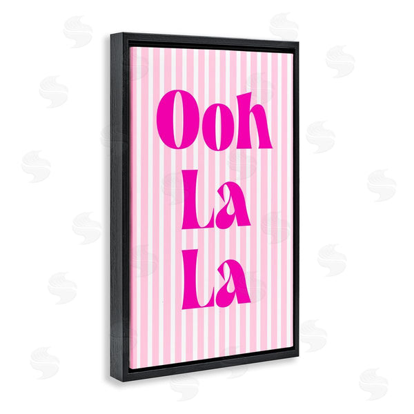 Stupell Industries Pooja Dave | Ooh La La Over Pink Stripes