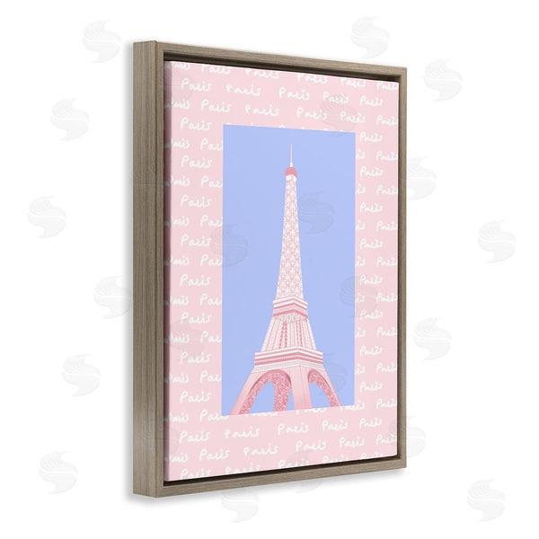 Stupell Industries Pooja Dave | Paris Pastel Eiffel Tower