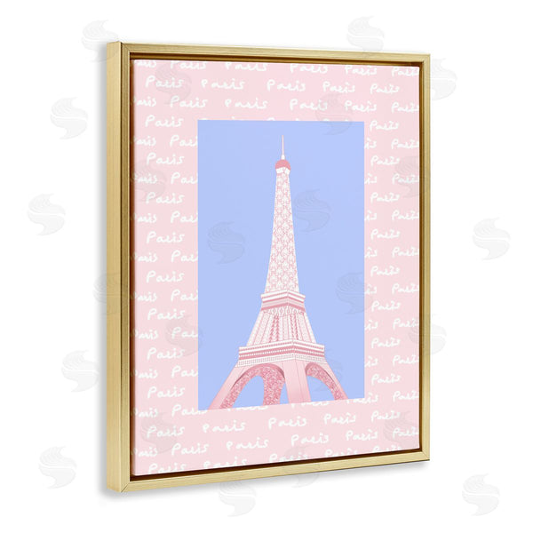 Stupell Industries Pooja Dave | Paris Pastel Eiffel Tower