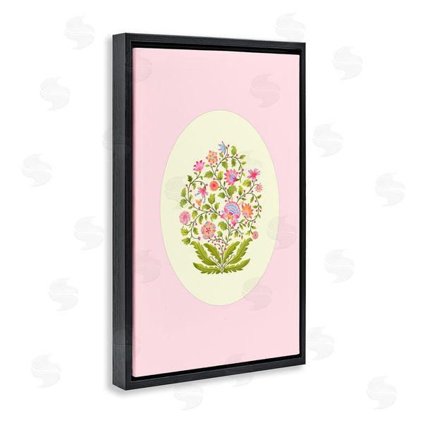 Stupell Industries Pooja Dave | Rounded Wildflower Bundle On Pink