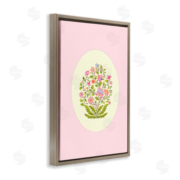 Stupell Industries Pooja Dave | Rounded Wildflower Bundle On Pink