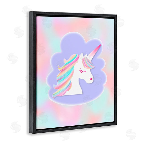 Stupell Industries Pooja Dave | Unicorn Face Pastel Cloud