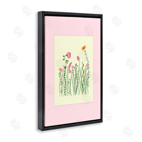 Stupell Industries Pooja Dave | Wild Bloom Sprigs Over Pink