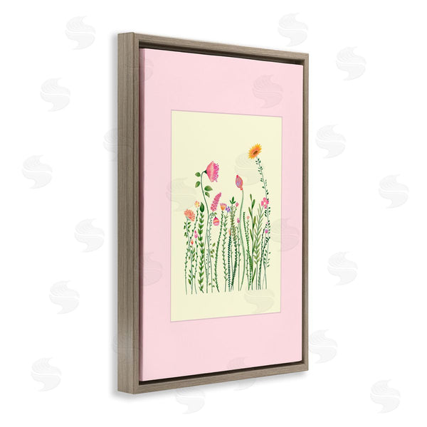 Stupell Industries Pooja Dave | Wild Bloom Sprigs Over Pink
