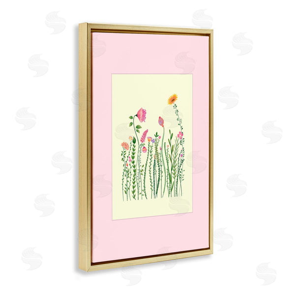 Stupell Industries Pooja Dave | Wild Bloom Sprigs Over Pink