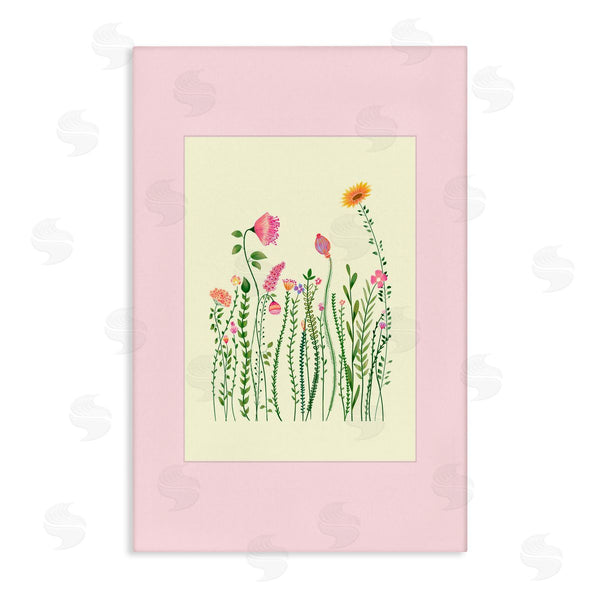 stupell industries Pooja Dave | Wild Bloom Sprigs over Pink