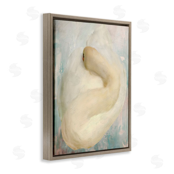 Stupell Industries Porter Hastings | Abstract Curled Up Swan