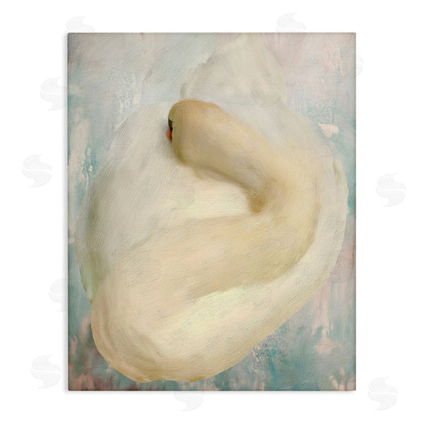 stupell industries Porter Hastings | Abstract Curled Up Swan