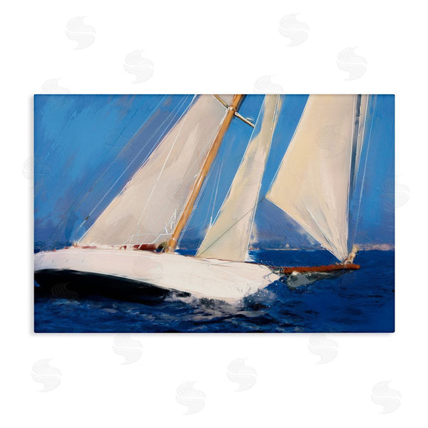 stupell industries Porter Hastings | Abstract Sailboats in Wind
